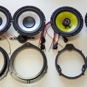 Kit 6 altoparlanti per Mercedes GLK (X204)  Anteriori e Posteriori