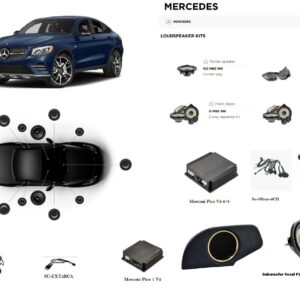 Kit Extreme Focal Mosconi per Mercedes GLC modello C253 MBUX serie dal 04/2019