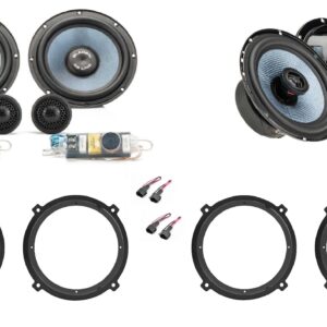Kit 6 altoparlanti Gladen / Mosconi per Kia Sportage serie 2016 – 2021 Anteriori e Posteriori