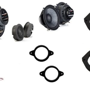 Kit altoparlanti Gladen per Porsche Carrera 997 serie 2005 – 2013 Woofer+Midrange+Tweeter