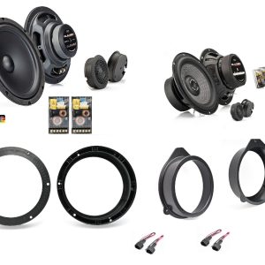 Kit 8 altoparlanti Gladen per Audi A3 8Y 2020-2023 Sportback Anteriori e Posteriori