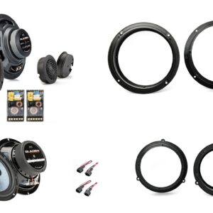 Kit 6 altoparlanti Gladen per Audi Q3 (8U) Anteriori e Posteriori