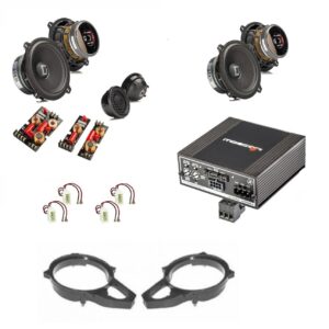 Gladen Mosconi kit Sound Upgrade per BMW Serie 3 (E36) ’90>’98 Coupe’ Speaker+Amplifier+Subwoofer