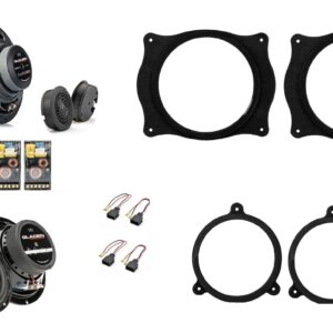 Kit 6 altoparlanti Gladen per Subaru XV-E boxer serie 2018 – 2022 Anteriori e Posteriori