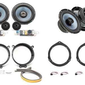 Kit 6 altoparlanti Gladen / Mosconi per Mercedes CLK W209 Serie 2002 – 2010 Anteriori e Posteriori