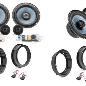Kit 6 altoparlanti Gladen / Mosconi per Volkswagen Polo IV (9N) serie 2001 – 2009Anteriori e Posteriori