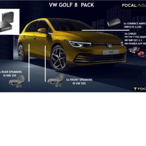 Kit Focal Inside Premium 8.2 per Volkswagen VW Golf VIII  compacte 2020-2024