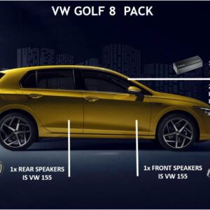 Kit Focal Inside Powered 8.0 per Volkswagen VW Golf VIII  compact