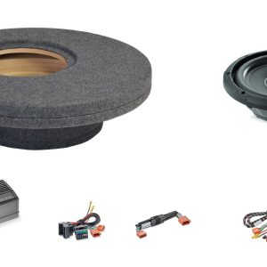 Kit Focal per VW Golf serie VII Amplificatore + Subwoofer ruota di scorta + cablaggi plug and play