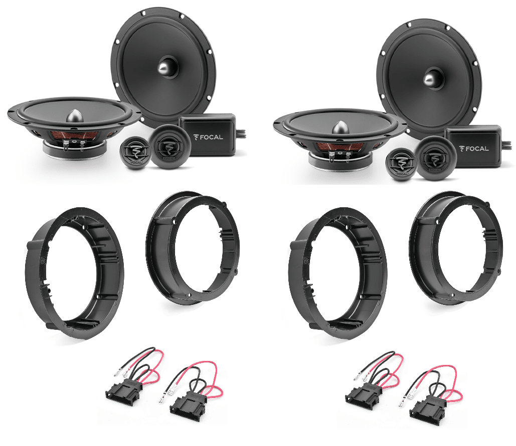 Kit 8 altoparlanti FOCAL per VW Golf VII (2012-2020) Anteriori e Posteriori