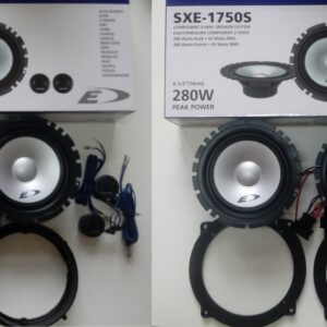 Kit 8 altoparlanti Alpine per Volkswagen Golf VI Cabrio serie 1K dal 2008 al 2012 Anteriori e Posteriori