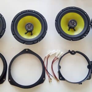 Kit 4 altoparlanti 16 cm per Opel Corsa E  Anteriori e Posteriori