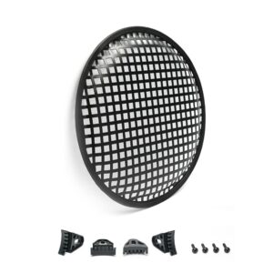 Griglia per casse acustiche in acciaio Ø 25 cm - da 10 pollici