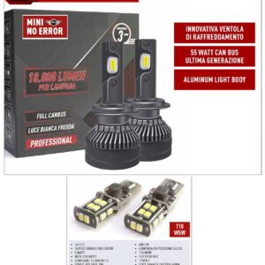 Kit Led completo per Mini Hatch (F66) Plug and Play connettore originale