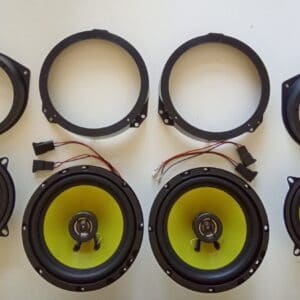Kit altoparlanti casse + cavi per Opel Zafira Anteriori e Posteriori