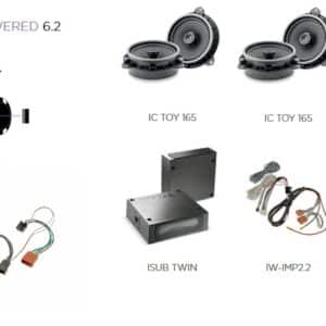 Kit Focal Inside Premium 6.2 per TOYOTA Hilux IX serie dal 2020