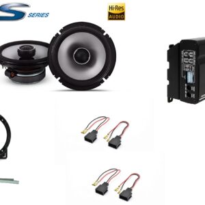 Kit amplificatore + altoparlanti Alpine S2 per Honda Civic VII Anteriori e Posteriori
