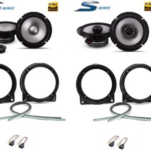 Kit 6 altoparlanti Alpine S2 per Honda CR-Z Anteriori e Posteriori