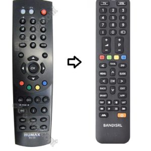 0838 - 1327  TELECOMANDO COMPATIBILE (NON ORIGINALE) PER HUMAX COMBO 9000