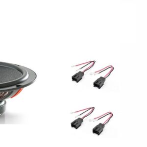 Kit altoparlanti Focal Universal per Peugeot 206 Coupè Cabriolet Anteriori e Posteriori