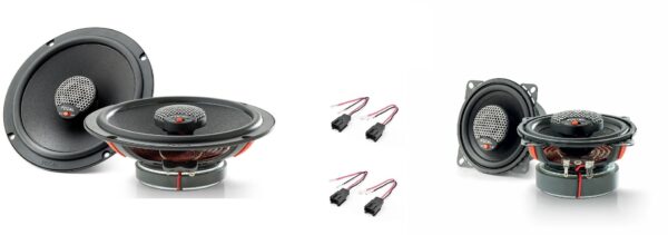 Kit  altoparlanti Focal Universal per Peugeot 206 Coupè Cabriolet Anteriori e Posteriori