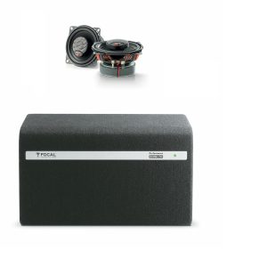 Kit Focal per  Microcar Chatenet altoparlanti + subwoofer amplificato Bomba BP20