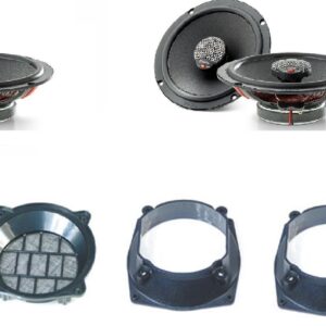Kit altoparlanti Focal Universal per Fiat Uno cruscotto anteriore e posteriore