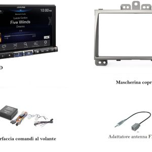 Kit multimediale Alpine ILX705D per Hyundai i20 I (PB, PBT) 2008><2012 Apple Car Play