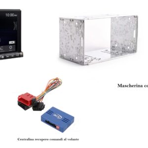 Kit multimediale Alpine ILX705D per Porsche Boxster (987) 2004>2008 comandi al volante Apple Car Play