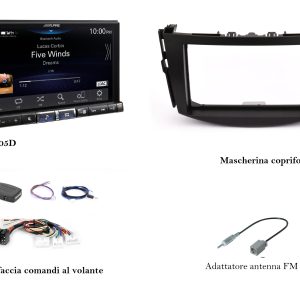 Kit multimediale Alpine ILX705D per Toyota RAV 4 III (_A3_) serie dal 2006 al 2013  Apple Car Play