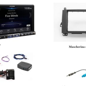 Alpine ILX705D per Mercedes classe A (W169)  Apple Car Play