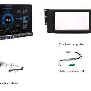 Kit multimediale Alpine ILX705D per Range Rover Sport I (L320) Serie dal 2005 al 2010