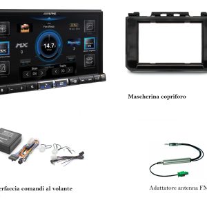 Kit multimediale Alpine ILX705D per Suzuki Jimny (A6G) serie dal 2019