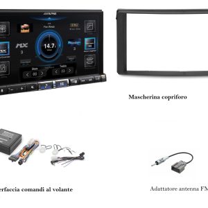 Kit multimediale Alpine ILX705D per Subaru XV serie dal 2011