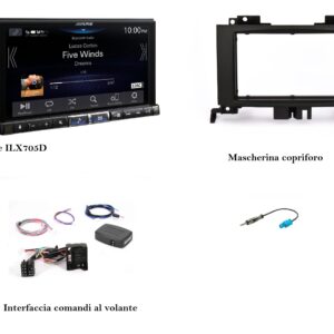 Kit multimediale Alpine ILX705D per Mercedes Sprinter W906 serie 2007 - 2016