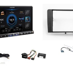 Kit multimediale Alpine ILX705D per AUDI A3 (8P) 2007-2012 Apple Car Play no comandi al volante