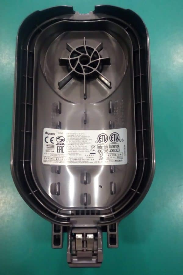 Corpo motore base aspirapolvere originale DYSON DC45 con pulsante sgancio batteria codice 926036-04 - immagine 2