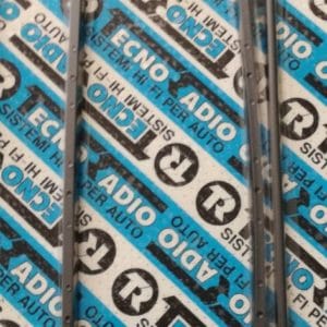 maniglia plancia autoradio ISO mis 18X5 cm