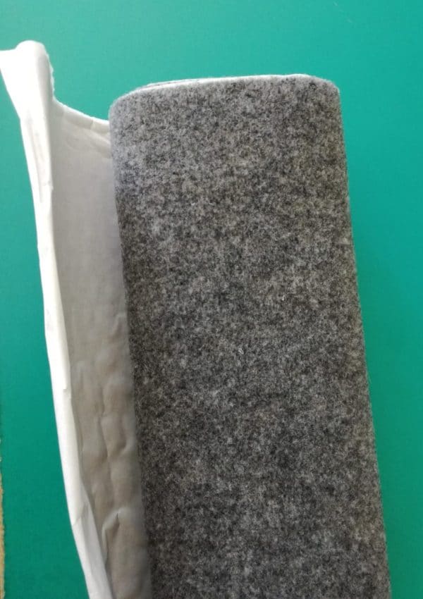 RA902 MOQUETTE ADESIVA ACUSTICA GRIGIO CHIARO ROTOLO MISURA 70X140