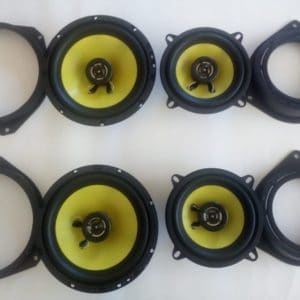 Kit altoparlanti + supporti per Fiat Grande Punto Anteriori e Posteriori