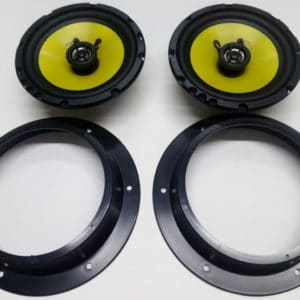 Kit altoparlanti + supporti + cavi altoparlanti per Volkswagen Transporter T5 dal 2003 anteriori
