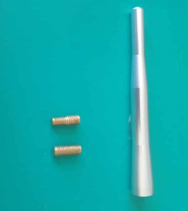 Antenna stelo ricambio Lancia Y in alluminio  11cm