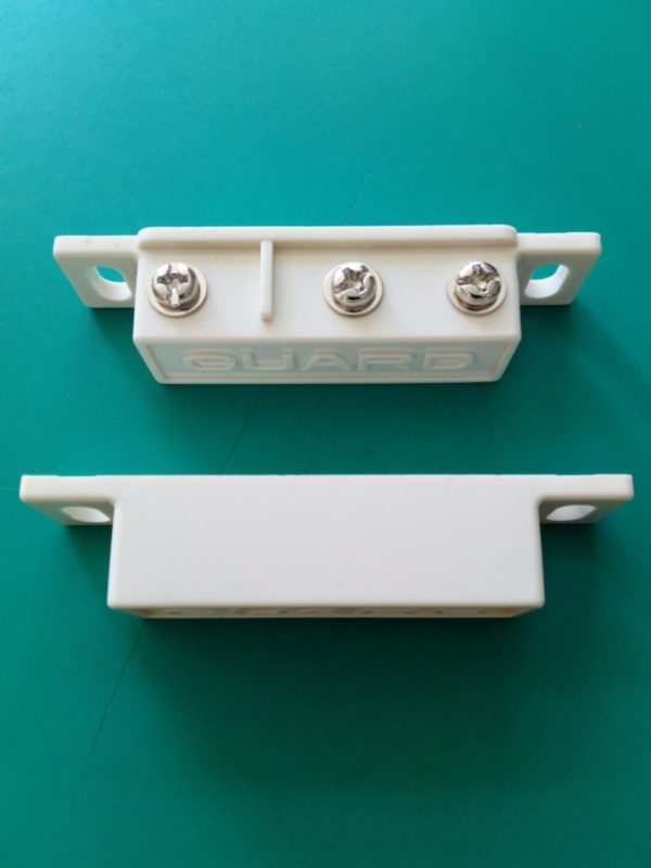 Contatto magnetico 1 scambio per allarmi con filo su porte o finestre - immagine 2
