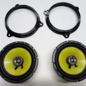 Kit altoparlanti casse 120 Watt con adattatori posteriori Nissan QASHQAI