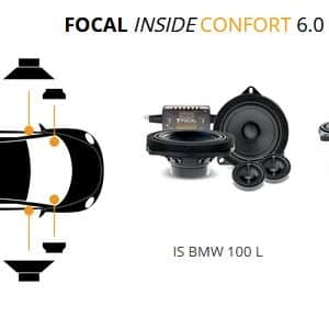 Kit altoparlanti Focal Plug and Play per BMW serie 5 F10 dal 2010 al 2016