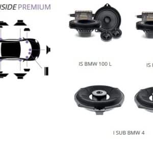Kit altoparlanti + subwoofer Focal Plug and Play per BMW serie 3  Sedan (2012-2018 ) modello F30