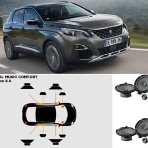 Kit Focal Music Confort 8.0 altoparlanti  per Peugeot 3008