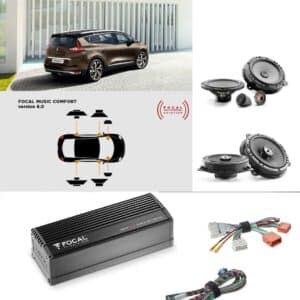 Kit Focal Inside amplificato per Renault Grand Scenic IV