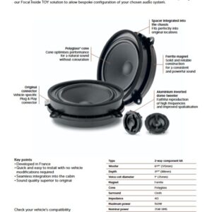 Focal Inside IS TOY 170 altoparlanti Toyota
