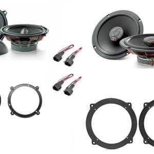 Kit 6 altoparlanti Focal Universal per Audi A3 3 porte (8L1 8P1) 03-12 Anteriori e Posteriori